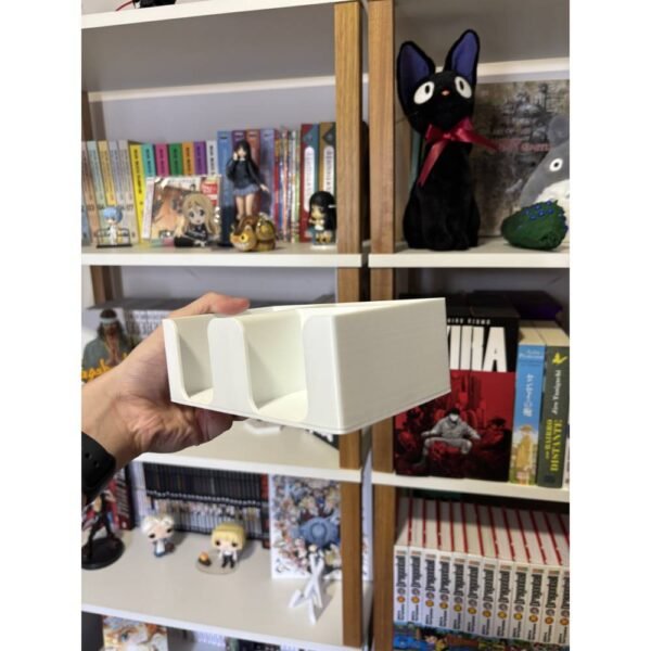 Porta sleeve e toploader TCG Pokémon TCG Magic em PLA - Preto ou Branco